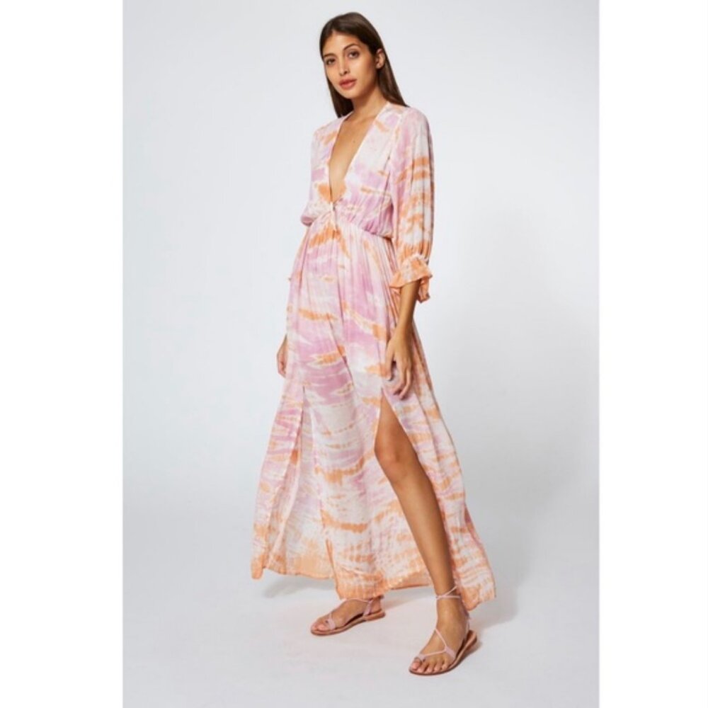 Young Fabulous & Broke Meadow Tie Dye Maxi Dress - Picture 5 of 13